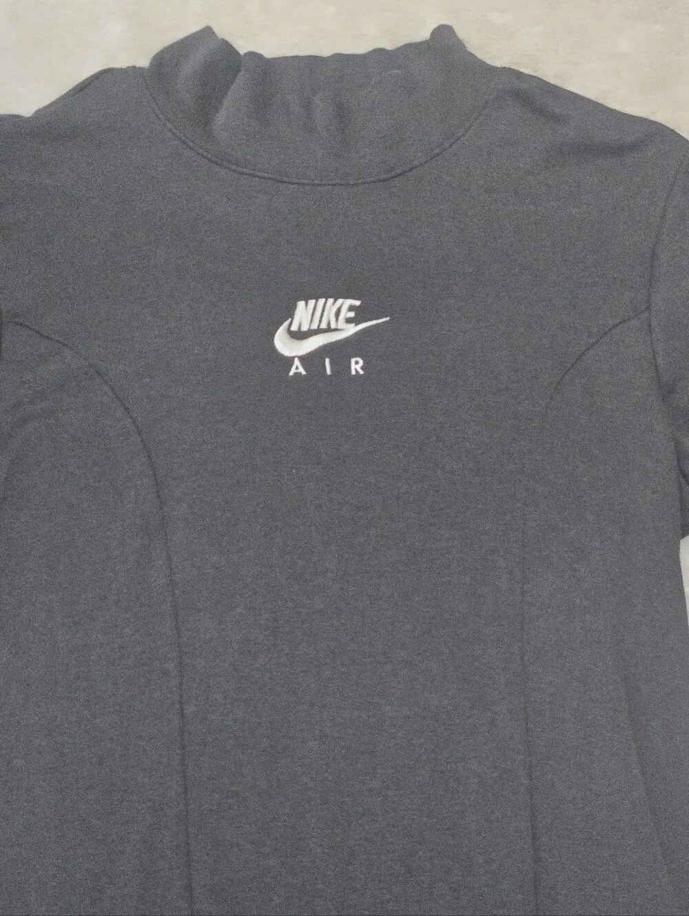 Nike Air Mock Neck Long Sleeve Streetwear Sporty Athleisure Bodycon Dress, M